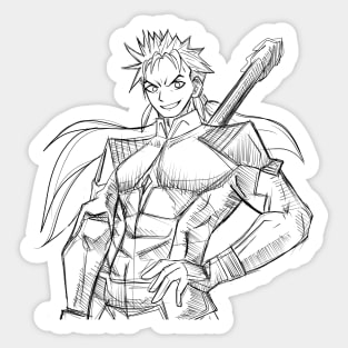 Lancer, fate stay night Sticker